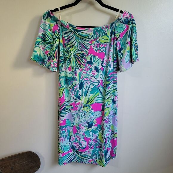 Lilly Pulitzer Fawcett Dress Early Bloomer Size XS - Picture 4 of 7
